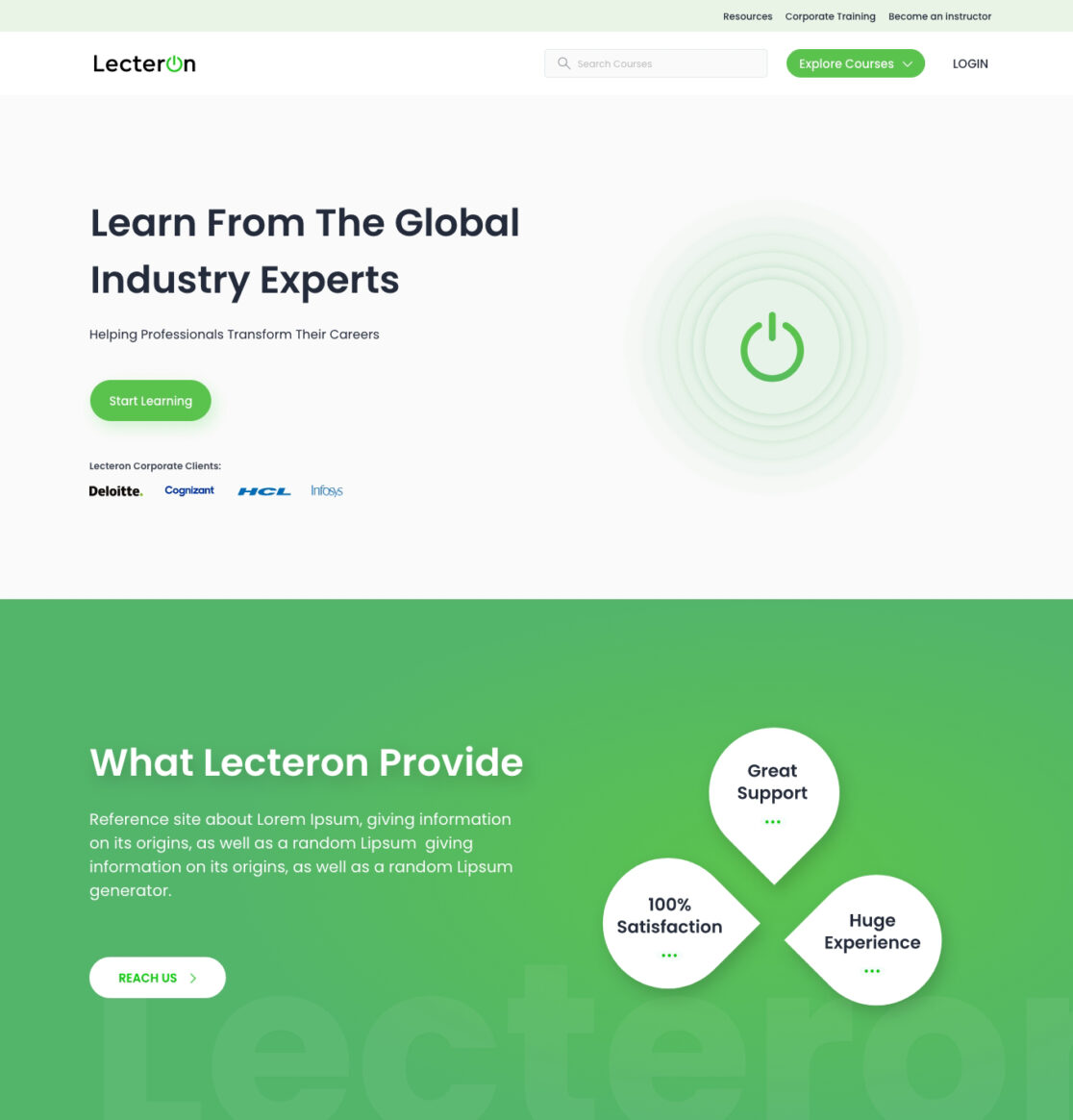 UI Design For eLearning - Siddam